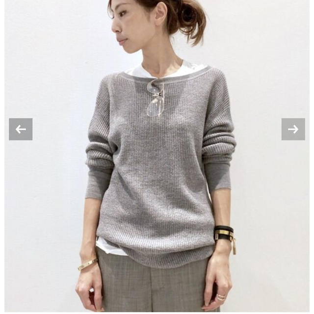 L'Appartement DEUXIEME CLASSE(アパルトモンドゥーズィエムクラス)の試着のみ⭐️ L'Appartement Thermal Inner Knit レディースのトップス(ニット/セーター)の商品写真