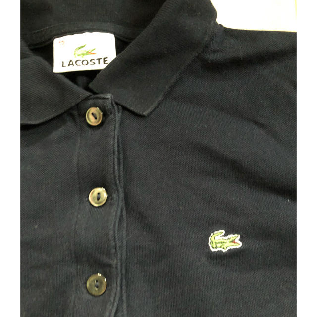 LACOSTE(ラコステ)のLACOSTE 長袖ポロシャツ キッズ/ベビー/マタニティのキッズ服女の子用(90cm~)(Tシャツ/カットソー)の商品写真