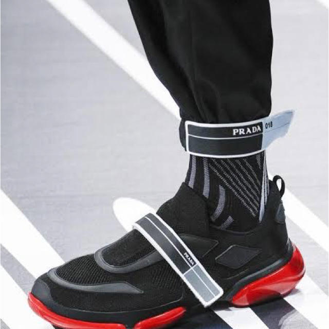 税込・送料無料】 PRADA - PRADA ナイロン ギャバジンパンツ テープ