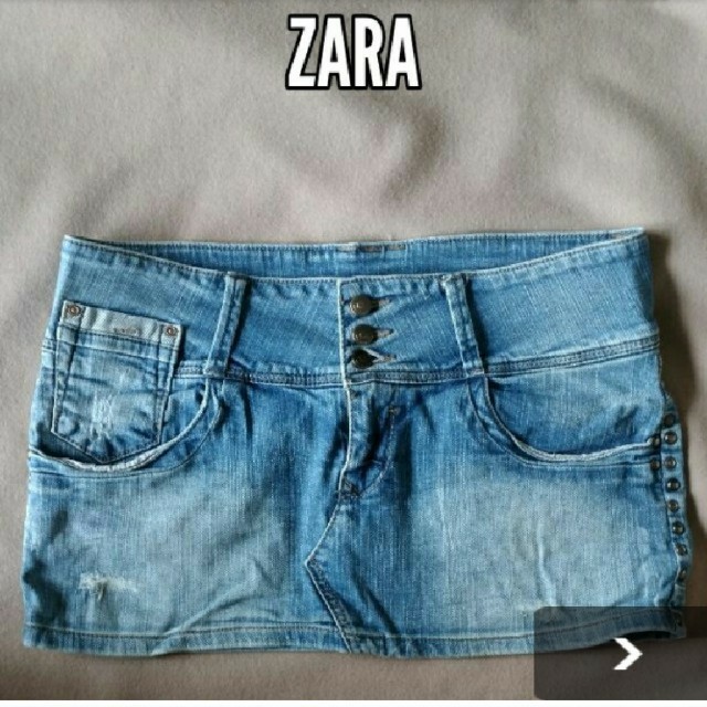 ZARA(ザラ)のZARA　ザラ　デニム　スカート レディースのスカート(ミニスカート)の商品写真