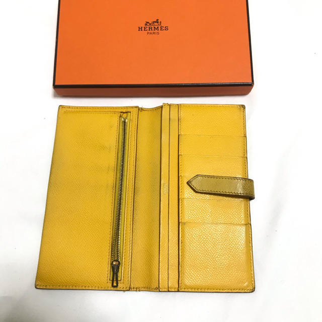 Hermes(エルメス)の❤️セール❤️ エルメス ベアン スフレ 長財布 HERMES イエロー 小物 メンズのファッション小物(長財布)の商品写真