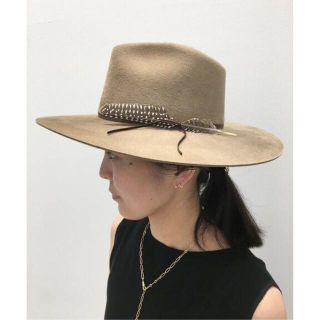 アパルトモンドゥーズィエムクラス(L'Appartement DEUXIEME CLASSE)のアパルトモン☆LOVELY BIRD HAT WITH FEATHER(ハット)