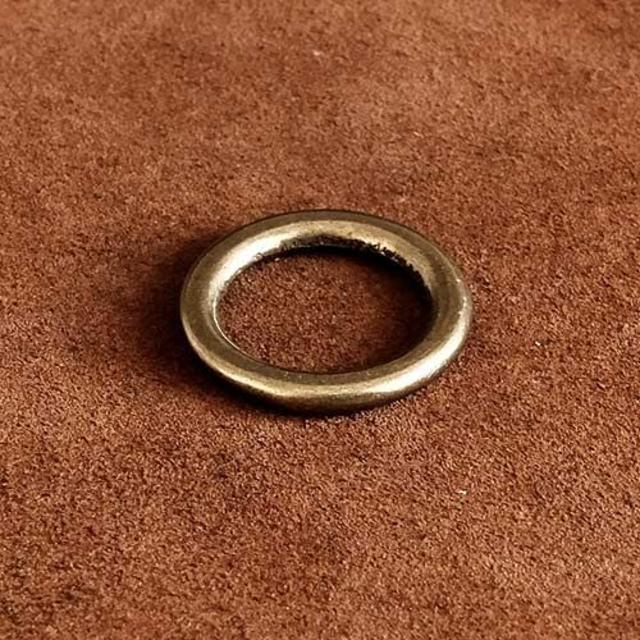 真鍮製 指輪 10号 （Sサイズ）リング パーツ アクセサリー ゴールド レディースのアクセサリー(リング(指輪))の商品写真