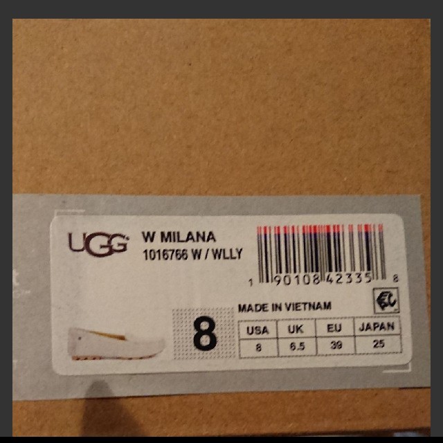 UGG(アグ)のUGG ミラーナ MILANA 8 未使用 レディースの靴/シューズ(バレエシューズ)の商品写真