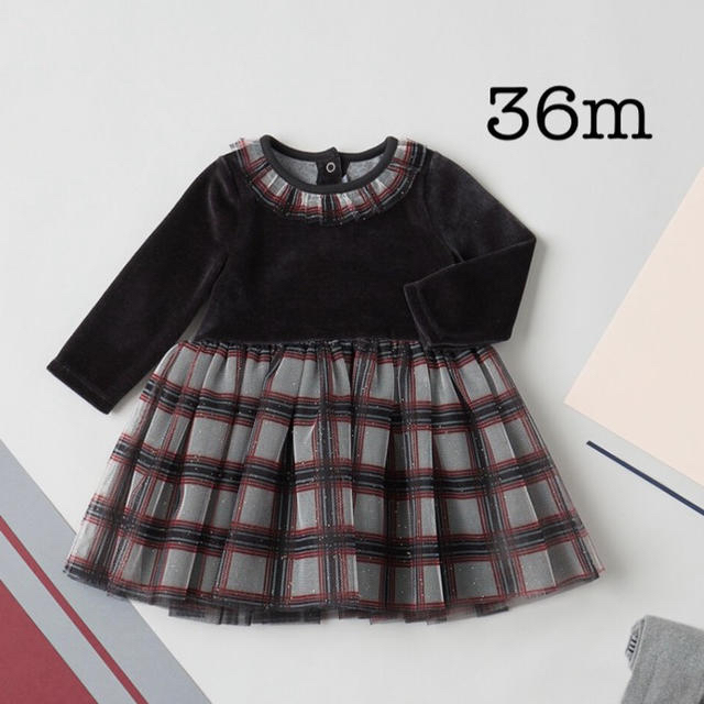 PETIT BATEAU(プチバトー)のトムム様専用2点おまとめ キッズ/ベビー/マタニティのベビー服(~85cm)(ワンピース)の商品写真