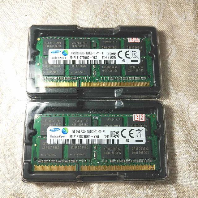 8GB×2枚タイプ新品サムスン16GBメモリ(8GB*2)DDR3L 1600MHz送料無料