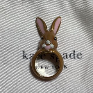 ケイトスペードニューヨーク(kate spade new york)の新品♠️ケイトスペード ウサギ リング(リング(指輪))