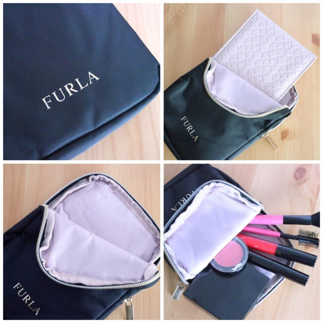 Furla(フルラ)のFURLA ラグジュアリーなミラー(モノグラム柄)&ミラーケース《未開封》 レディースのファッション小物(ミラー)の商品写真