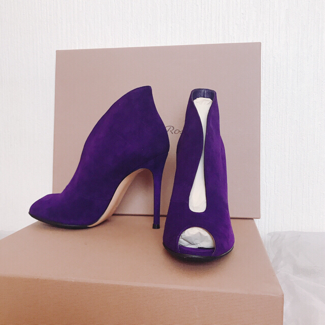 激安 Gianvito Rossi - ☆限定価格☆ Gianvito Rossi VAMP/36パープル