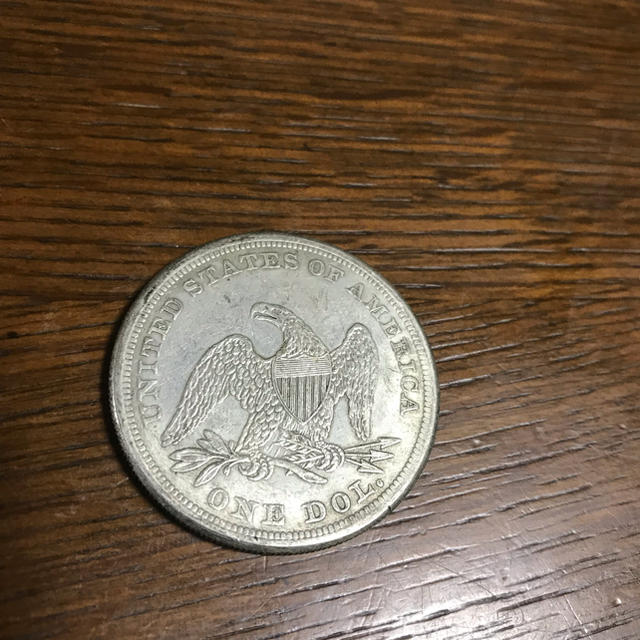 アメリカ 銀貨 1850年 シルバーコインの通販 by ha7a87's shop｜ラクマ