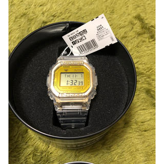 ジーショック(G-SHOCK)の新品G-SHOCK 35周年記念モデル GLACIER GOLDクリアスケルトン(腕時計(デジタル))