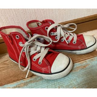 コンバース(CONVERSE)のconverse 赤　18㎝(スニーカー)