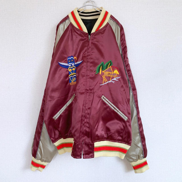 新同S CAB CLOTHINGキャブクロージング リバーシブルスカジャン 新同S CAB CLOTHINGキャブクロージング リバーシブルスカジャン