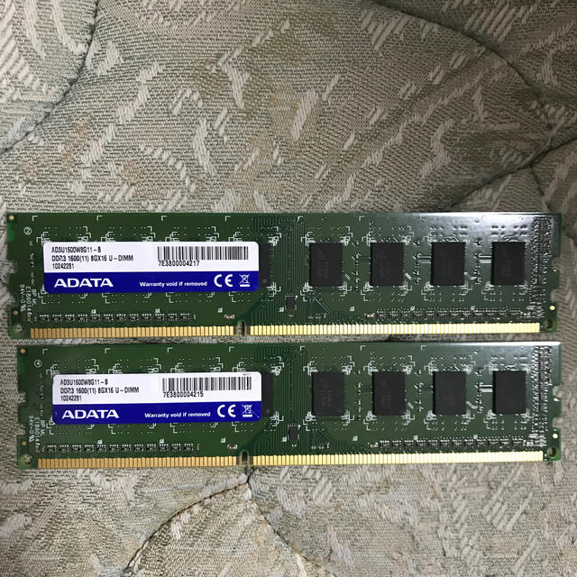 専用　DDR3 1600(11) 8G×16 U-DIMM 1