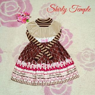 シャーリーテンプル(Shirley Temple)の♡921♡シャーリーテンプル♡ケーキ✨プリント♡ワンピース♪♡130cm♡(ワンピース)