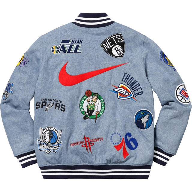 Supreme Nike NBA Teams Jacket Whit