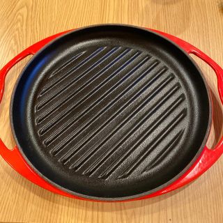 ルクルーゼ(LE CREUSET)のル・クルーゼ　グリルパン　自宅保管商品(鍋/フライパン)