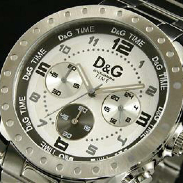 DOLCE& GABBANA 【美品】 腕時計(アナログ) メンズ ドルチェ& ガッバーナ 腕時計 時計 メンズ