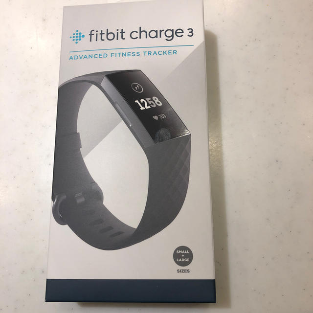 フィットネストラッカー fitbit charge 3 ブラック 新品fitbit