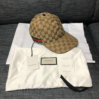 グッチ(Gucci)のGUCCI オリジナルGGキャンバス　ベースボールキャップ　新品(キャップ)