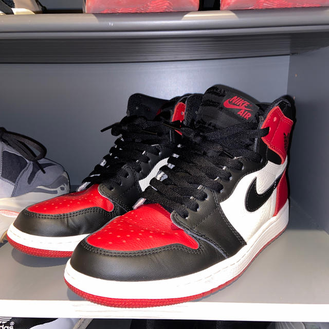 スニーカーAIR JORDAN 1 RETRO HIGH OG " BRED TOE "