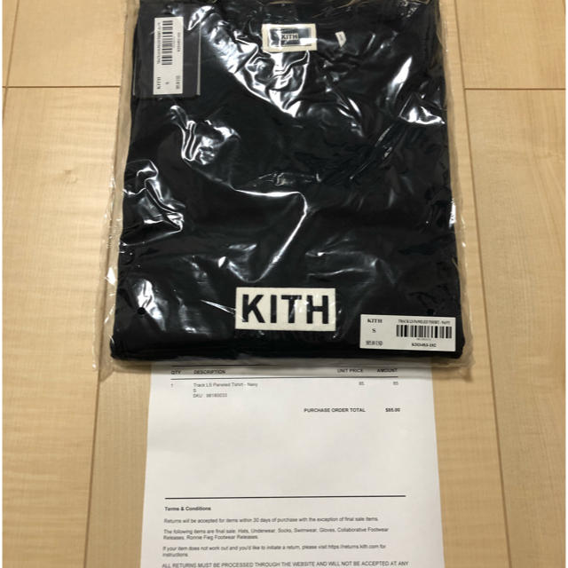 TシャツKITH TRACK PANELED L/S TEE