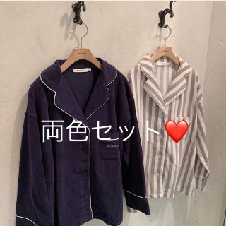 マウジー(moussy)のmoussy最新ノベルティ♡パジャマ♡ルームウェア二色セットパイル地ジェラピケ系(パジャマ)