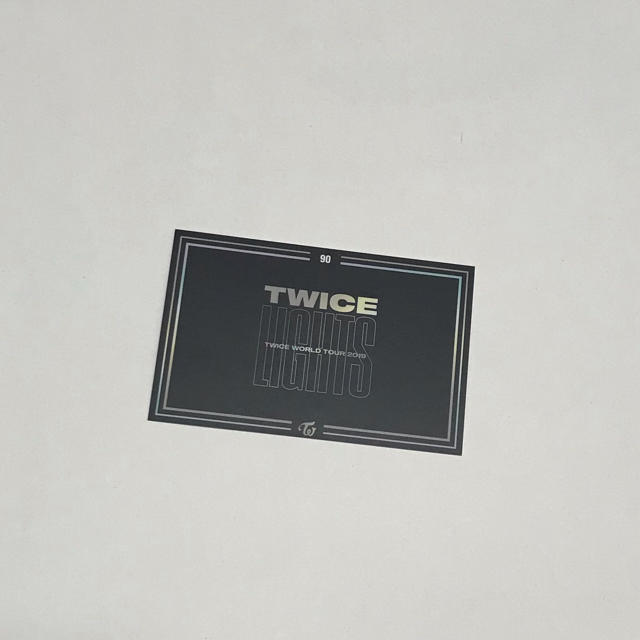 Waste(twice)(ウェストトゥワイス)のTWICE LIGHTS 韓国 トレカ エンタメ/ホビーのCD(K-POP/アジア)の商品写真