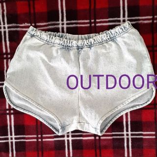 アウトドアプロダクツ(OUTDOOR PRODUCTS)のアウトドア　デニム　オーバーパンツ(ショートパンツ)