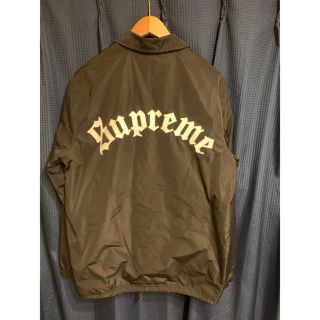 美品supreme  イングリッシュ コーチジャケット XL