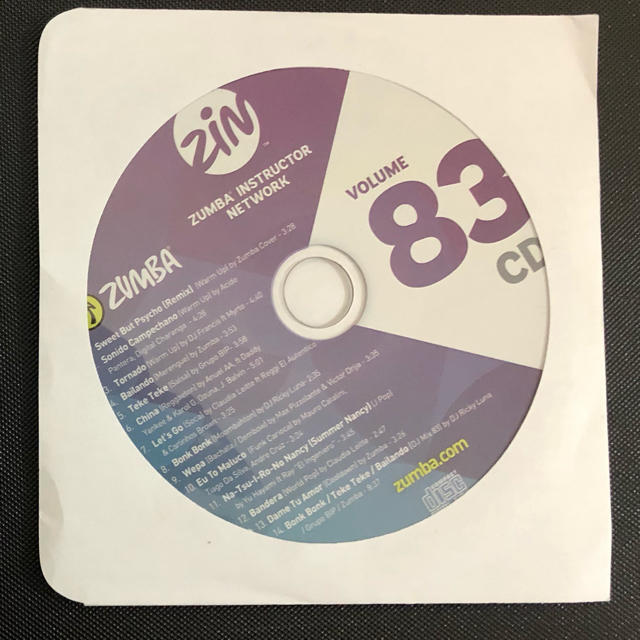 【新品未使用】ZUMBA ZIN 83 CD | フリマアプリ ラクマ