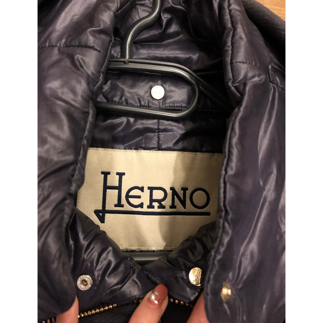 HERNO(ヘルノ)のヘルノ  ダウン ウールコート レディースのジャケット/アウター(ダウンコート)の商品写真