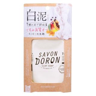 サボン(SABON)の【3個】サボンドロン リッチホワイトクレイソープ 110g　白泥(洗顔料)