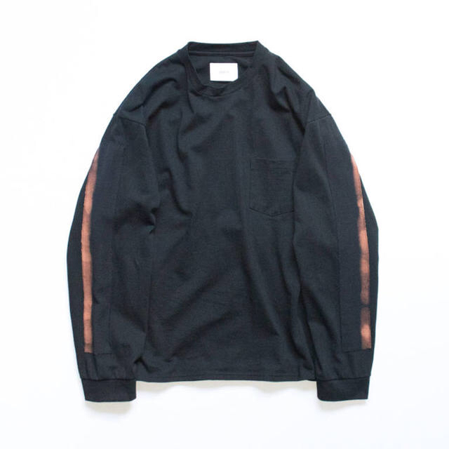 stein OVERSIZED LONG SLEEVE TEE BK sizeS メンズのトップス(Tシャツ/カットソー(七分/長袖))の商品写真