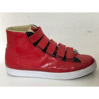 ナイキ(NIKE)のナイキ/Blazer/エナメル/ベルクロ/パテントレザー/レッド/28.5cm(スニーカー)