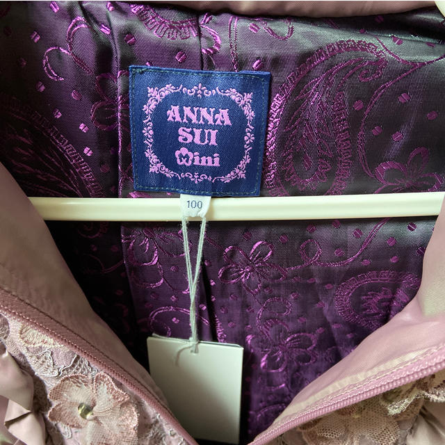 ANNA SUI mini(アナスイミニ)の新品　アナスイミニ  お花とリボンのコート　 キッズ/ベビー/マタニティのキッズ服女の子用(90cm~)(コート)の商品写真