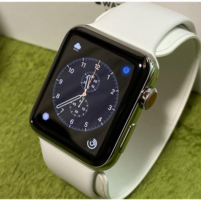 Apple Watch Series 3 ステンレス 42mm Cellular 100 %品質保証 14602
