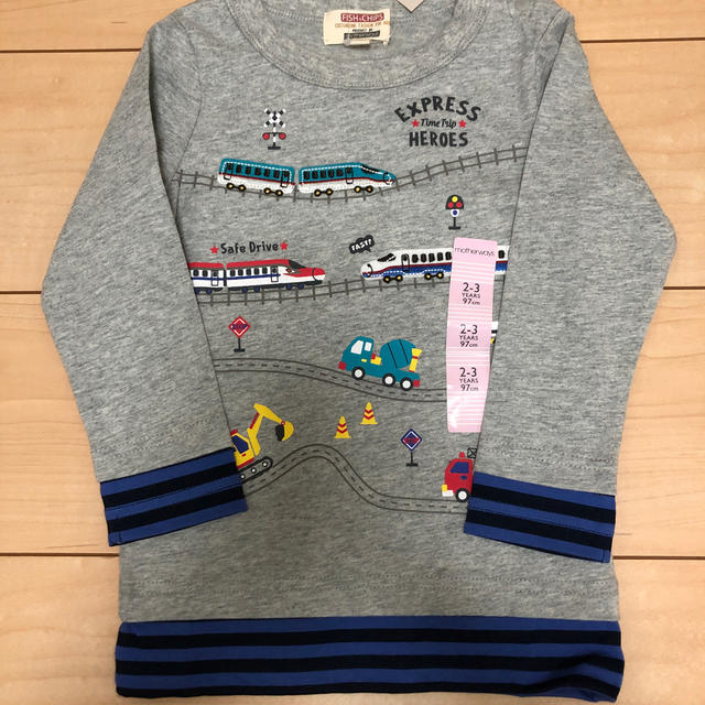 motherways(マザウェイズ)の新品 新幹線 Ｔシャツ キッズ/ベビー/マタニティのキッズ服男の子用(90cm~)(Tシャツ/カットソー)の商品写真