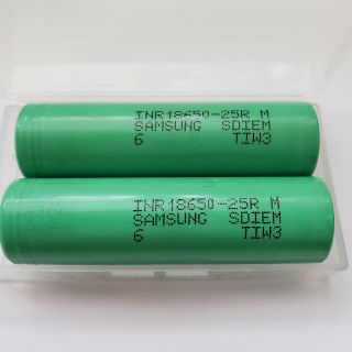 サムスン(SAMSUNG)のSAMSUNG  18650 リチウムイオン電池 2本セット(タバコグッズ)