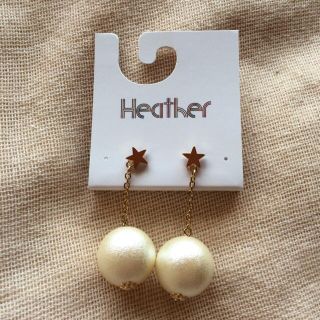 ヘザー(heather)のヘザー BIGパールピアス(ピアス)