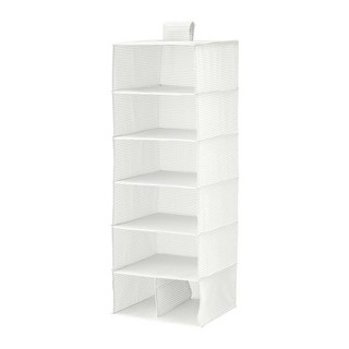 イケア(IKEA)のIKEA STUK ストゥーク 収納 ホワイト/グレー １個(押し入れ収納/ハンガー)