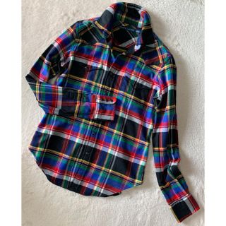 ラルフローレン(Ralph Lauren)の【美品】ラルフローレン　マルチカラー チェックシャツ(シャツ/ブラウス(長袖/七分))