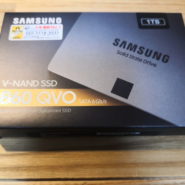 値下中 SAMSUNG 860QVO MZ-76Q1T0B 1TB SSD PCパーツ