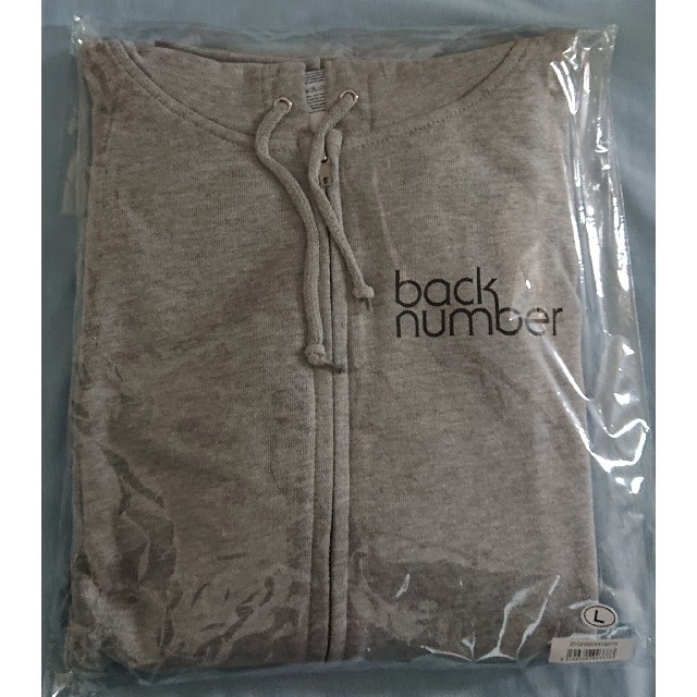 back number FC限定 ツアーロゴジップアップパーカー