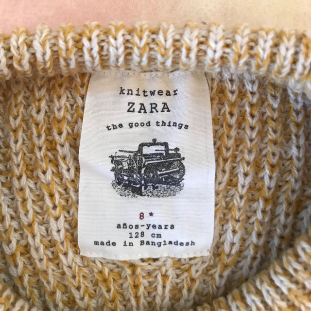 ZARA KIDS(ザラキッズ)の【値下げ】ZARA セーター キッズ/ベビー/マタニティのキッズ服女の子用(90cm~)(ニット)の商品写真