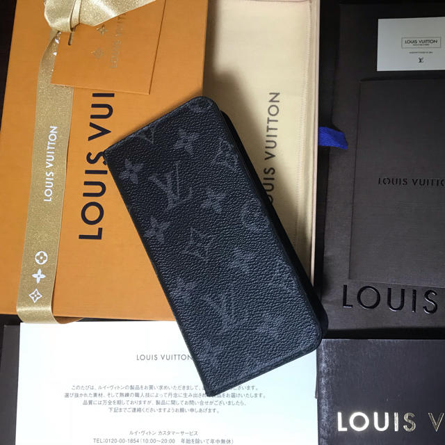 LOUIS VUITTON - 美品！本物保証LOUIS VUITTONモノグラム・エクリプスiPhoneケースの通販