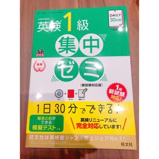 しゃくれふくよか様専用⭐︎DAILY30日間 英検1級 集中ゼミ　新試験対応版(語学/参考書)