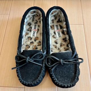 ミネトンカ(Minnetonka)のミネトンカ  モカシン  ブラック(スリッポン/モカシン)