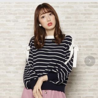 ウィルセレクション(WILLSELECTION)のウィルセレクション ドロップリボンニット(ニット/セーター)