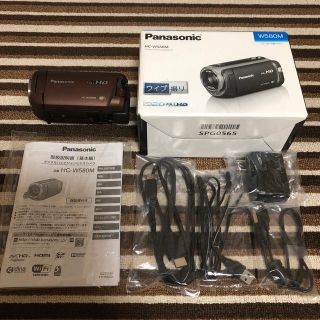 パナソニック(Panasonic)の！超美品！Panasonic ビデオカメラ HC-W580M ブラウン (ビデオカメラ)